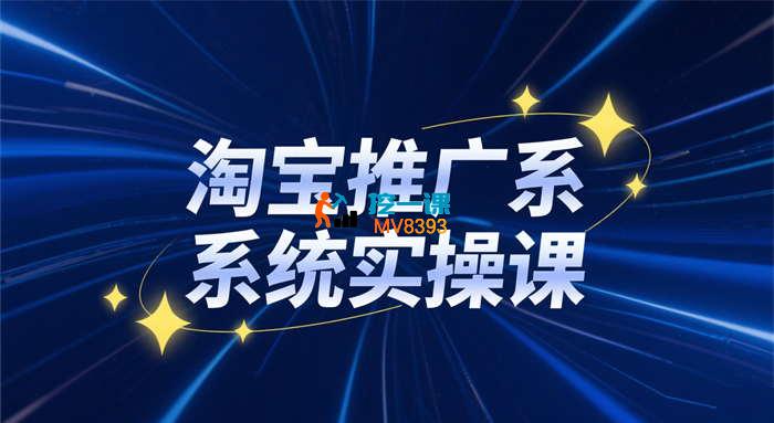 大海《淘宝推广系统实操课》