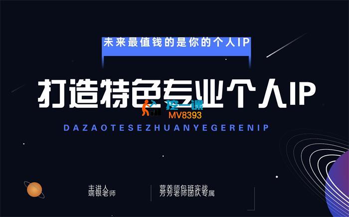 端银《私域流量个人IP全案打造》