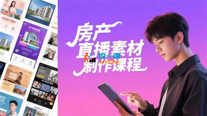 闪播《房产直播素材制作》