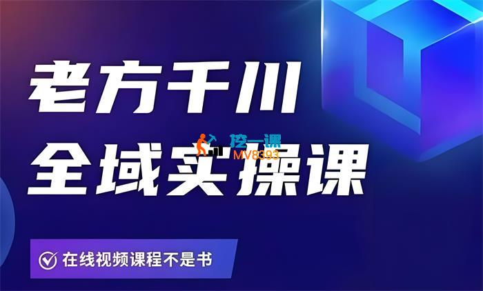 老方《千川全域实操课》