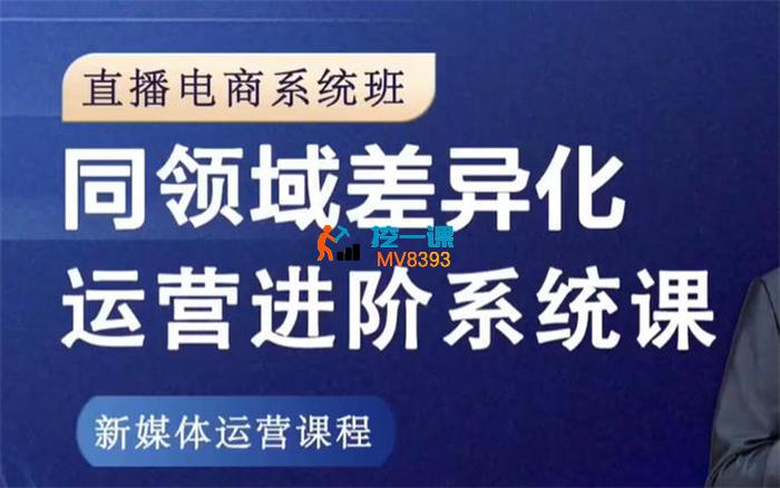 卢鹏《直播电商系统班》