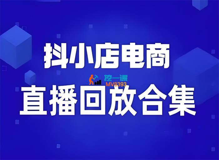 幕思城《抖小店电商直播回放合集》