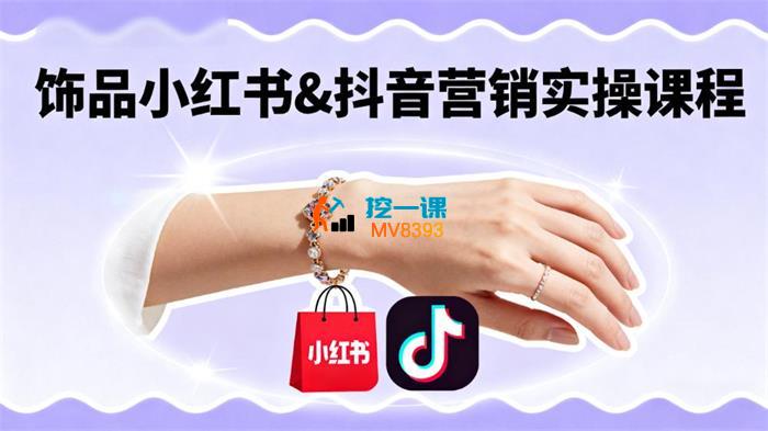 杨队长《饰品小红书&抖音营销实操课程》