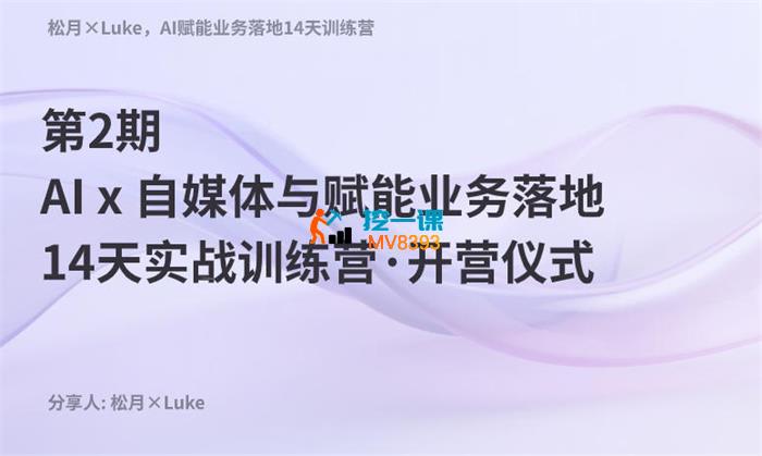 松月Luke《AI小红书智能体训练营2期》