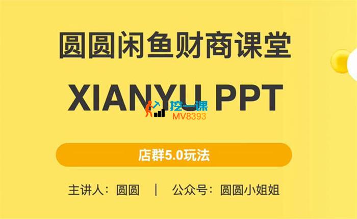 圆圆《闲鱼店群5.0玩法》