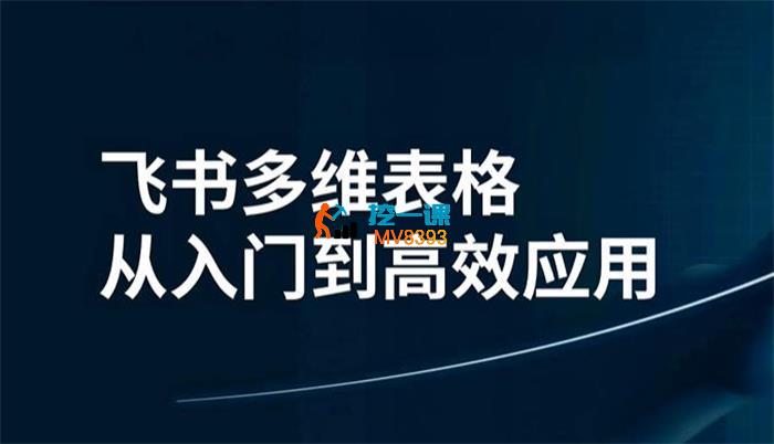 涛哥《飞书多维表格从入门到高效应用》