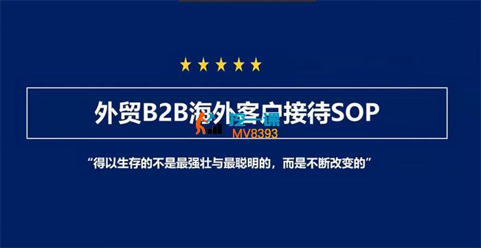 coco《外贸B2B海外客户接待SOP》